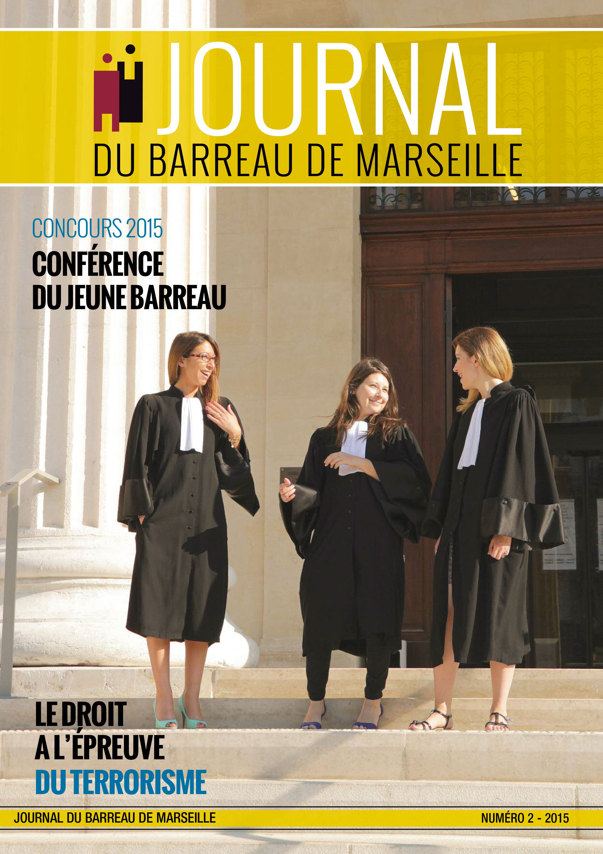 Journal du Barreau de Marseille n°2 de 2015